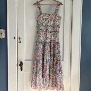 SAYLOR Floral Garden Tiered Sundress for Spring Women's Medium